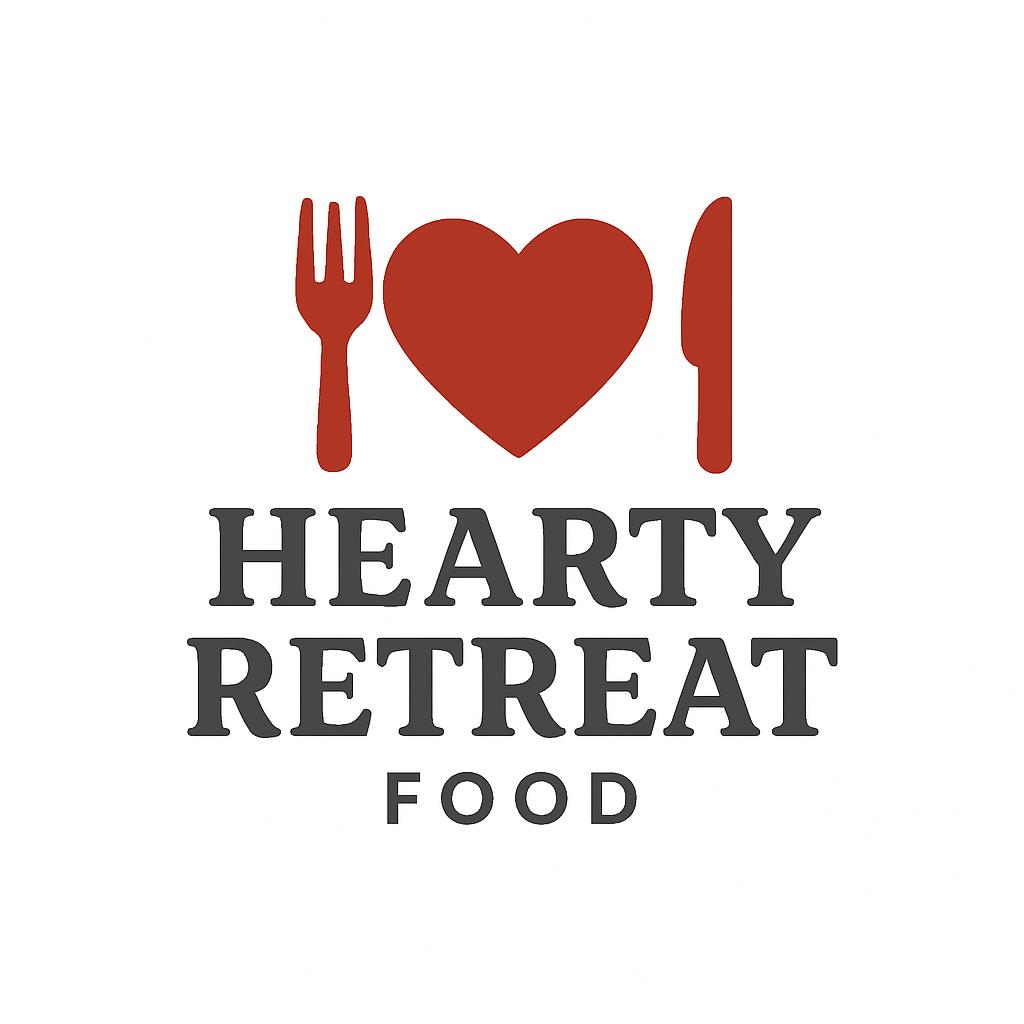 Hearty Retreat Food Logo