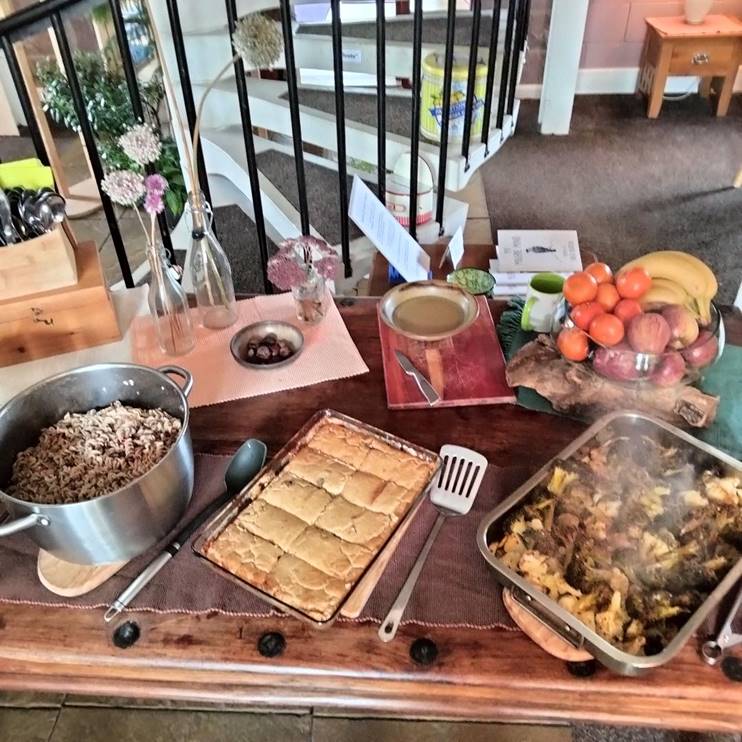 Hearty Retreat Food Moussaka Lunch